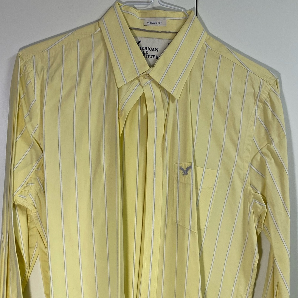 Yellow Dress Shirt - American Eagle